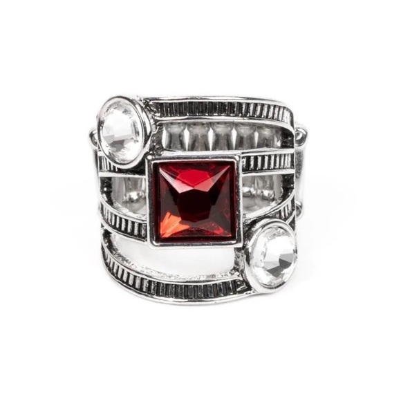 3/$15 🌟 🆕Paparazzi: Galactic Governess - Red Ring - Picture 2 of 3